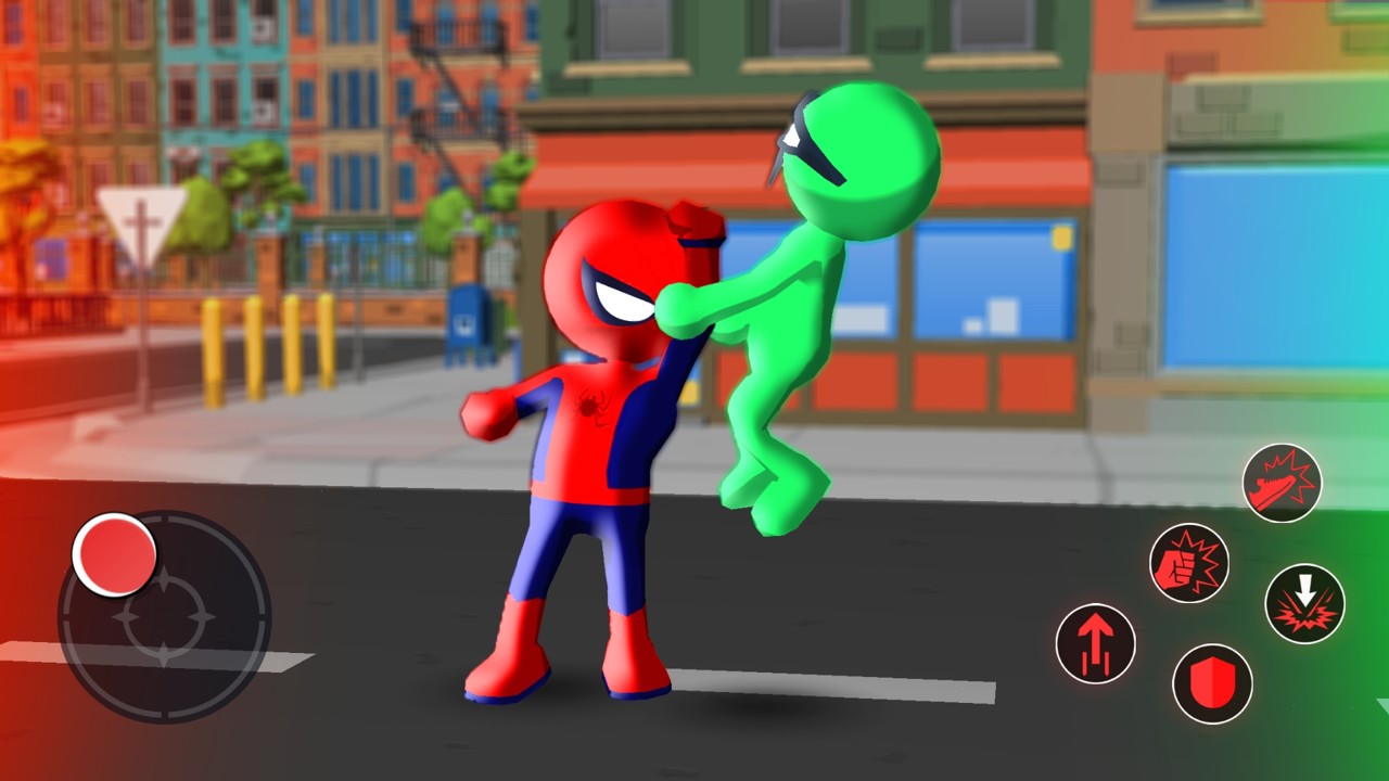 刺客战士蜘蛛英雄游戏安卓版（Spider Stickman Fighter: Superhero）