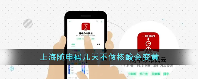 上海随申码几天不做核酸会变黄