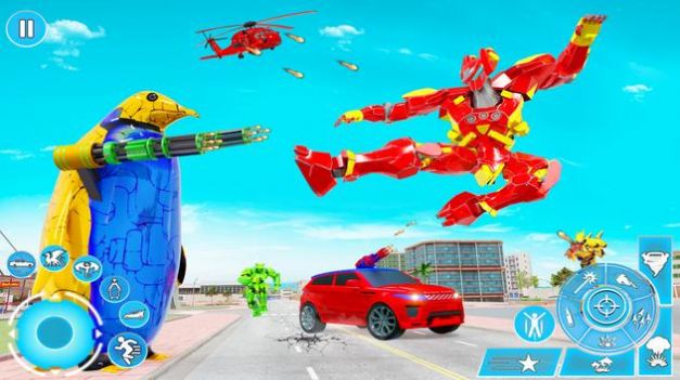 警察企鹅机器人汽车游戏中文手机版（Police Penguin Robot Car Games）