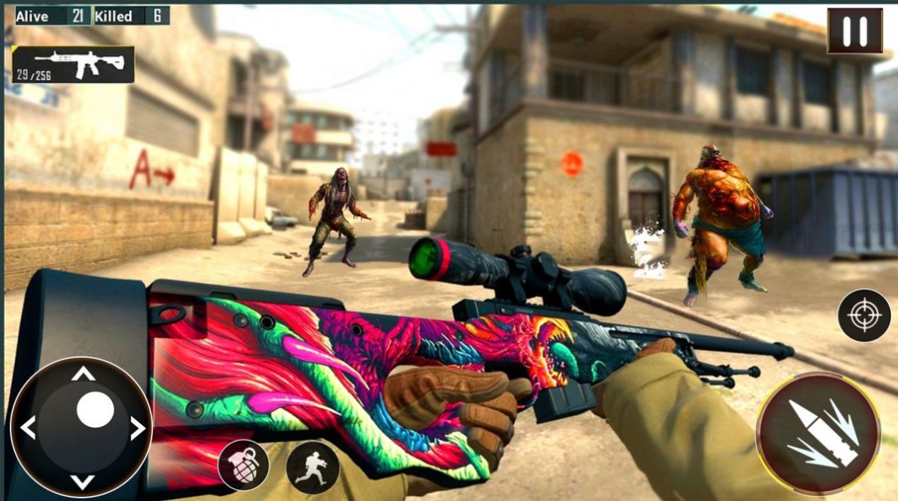 城市僵尸生存狙击射击游戏正式版