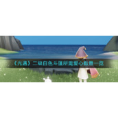 《光遇》二级白色斗篷所需爱心数量一览