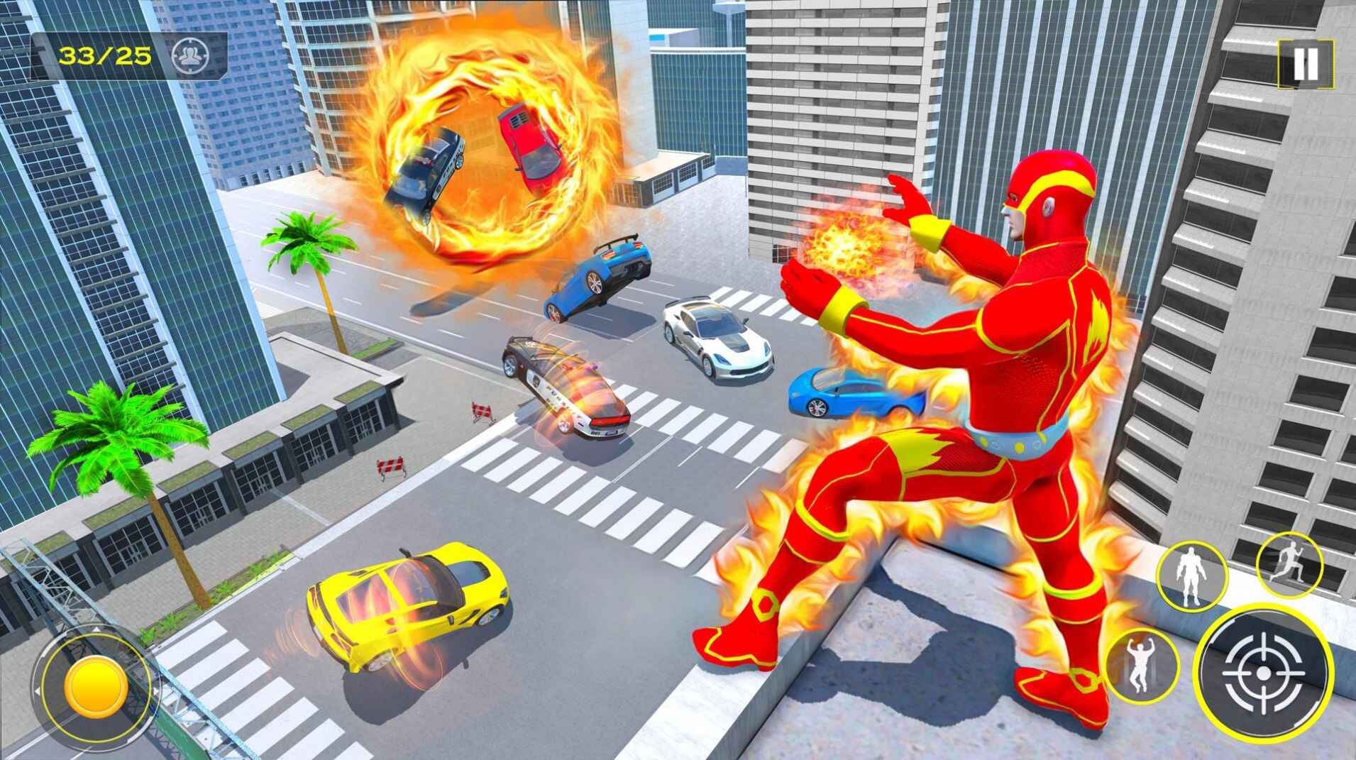 火焰超人绳索英雄游戏安卓版（Fire Hero）