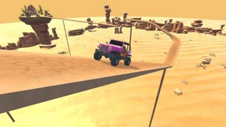 汽车爬升4x4越野驾驶
