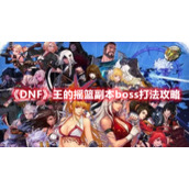 《DNF》王的摇篮副本boss打法攻略