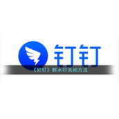 《钉钉》群水印关闭方法