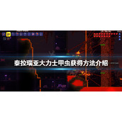 《泰拉瑞亚》大力士甲虫怎么获得？大力士甲虫获得方法介绍