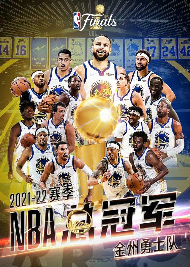 2022勇士总冠军图片壁纸
