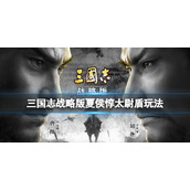 三国志战略版夏侯惇太尉盾玩法推荐 三国志战略版郝昭夏侯惇满宠阵容搭配