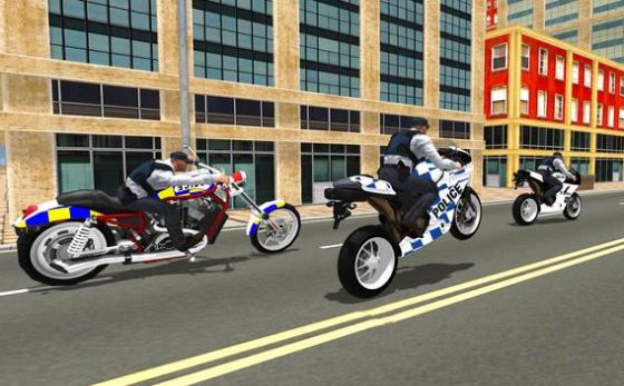 超级特技警察自行车模拟器3D游戏