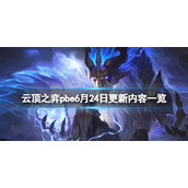 《云顶之弈》pbe6月24日更新了什么？pbe6月24日更新内容一览
