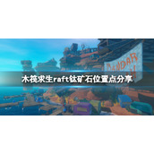 《木筏求生》钛矿在哪个位置有？raft钛矿石位置点分享