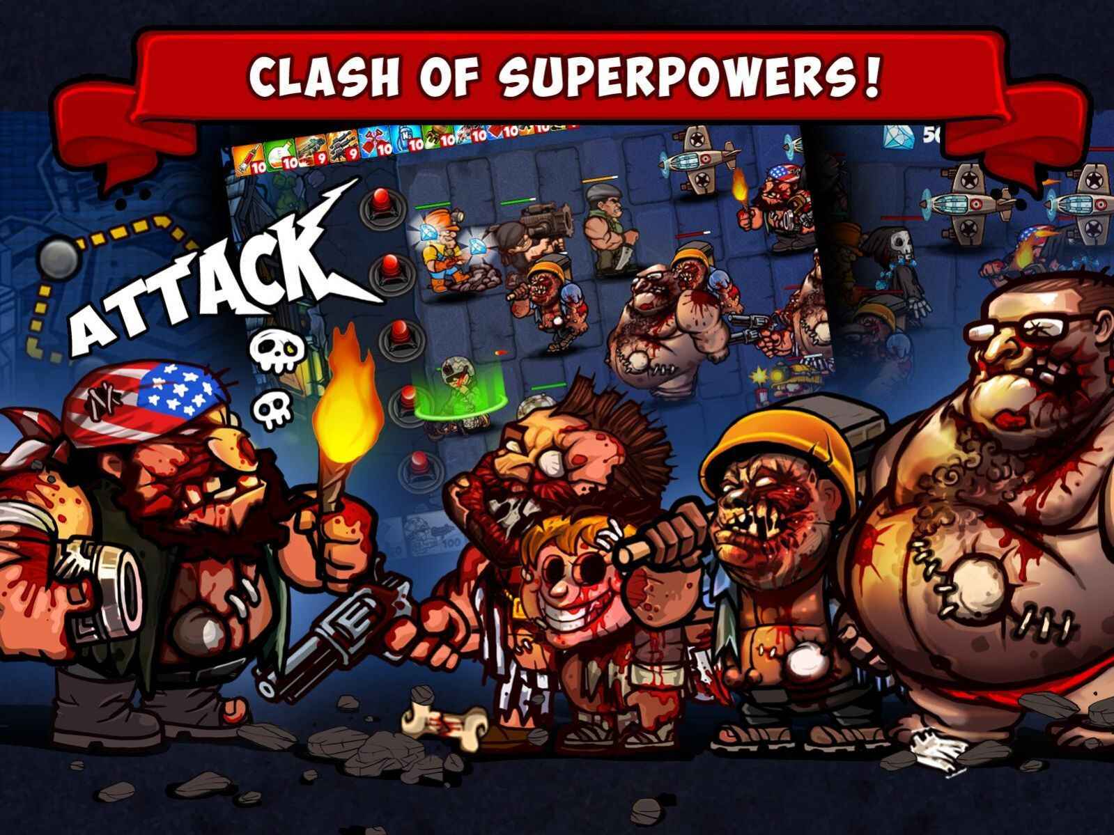 英雄僵尸战争2游戏