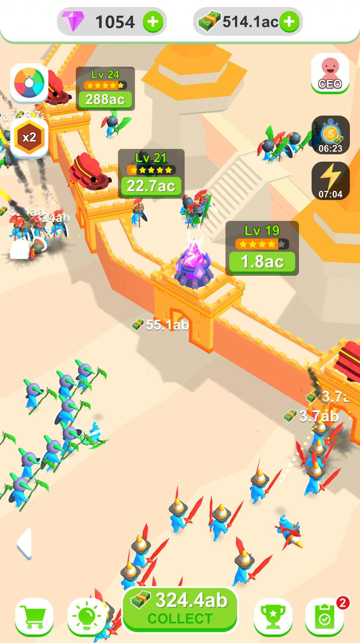 空闲城堡塔防中文版