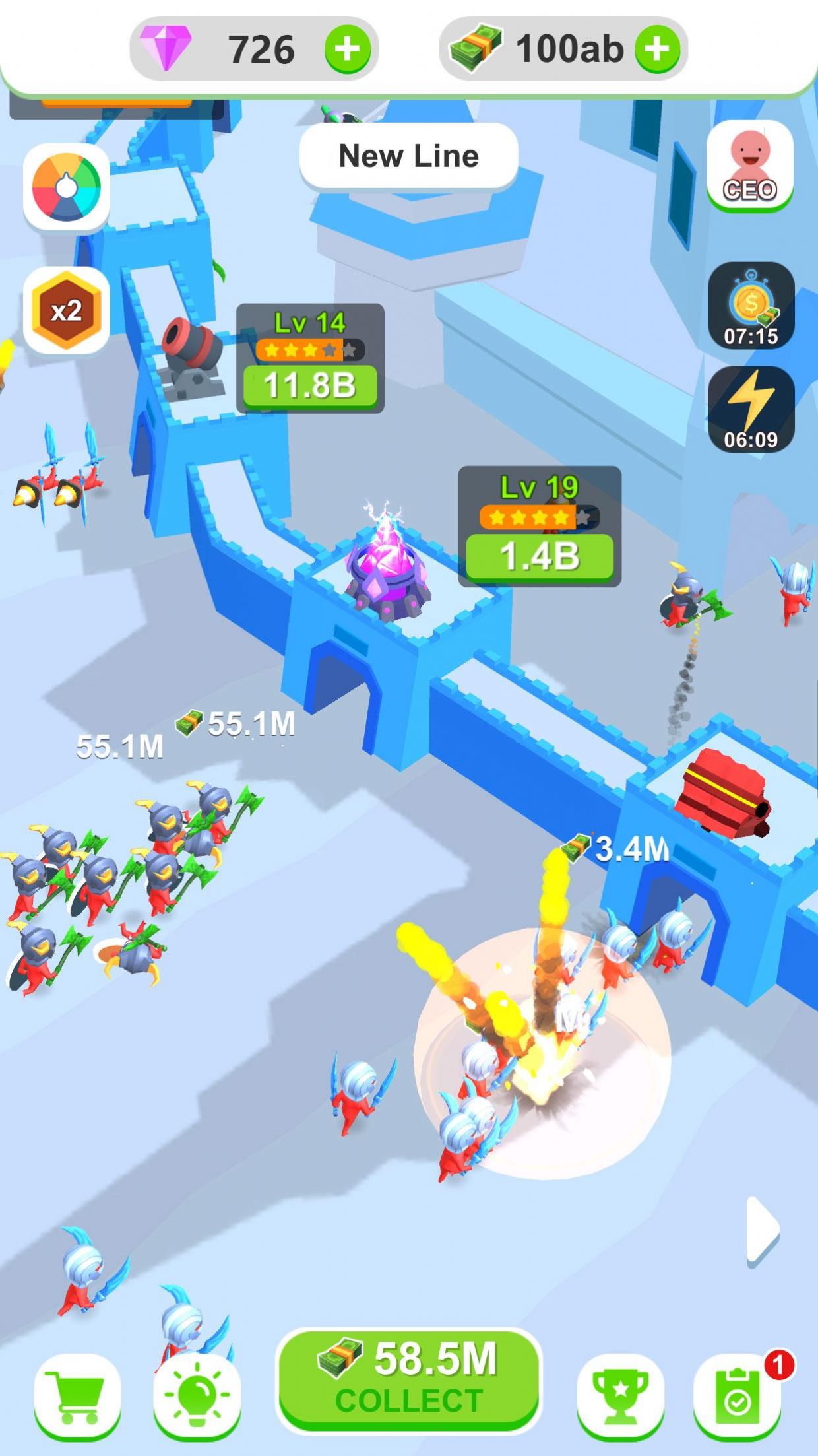 空闲城堡塔防中文版