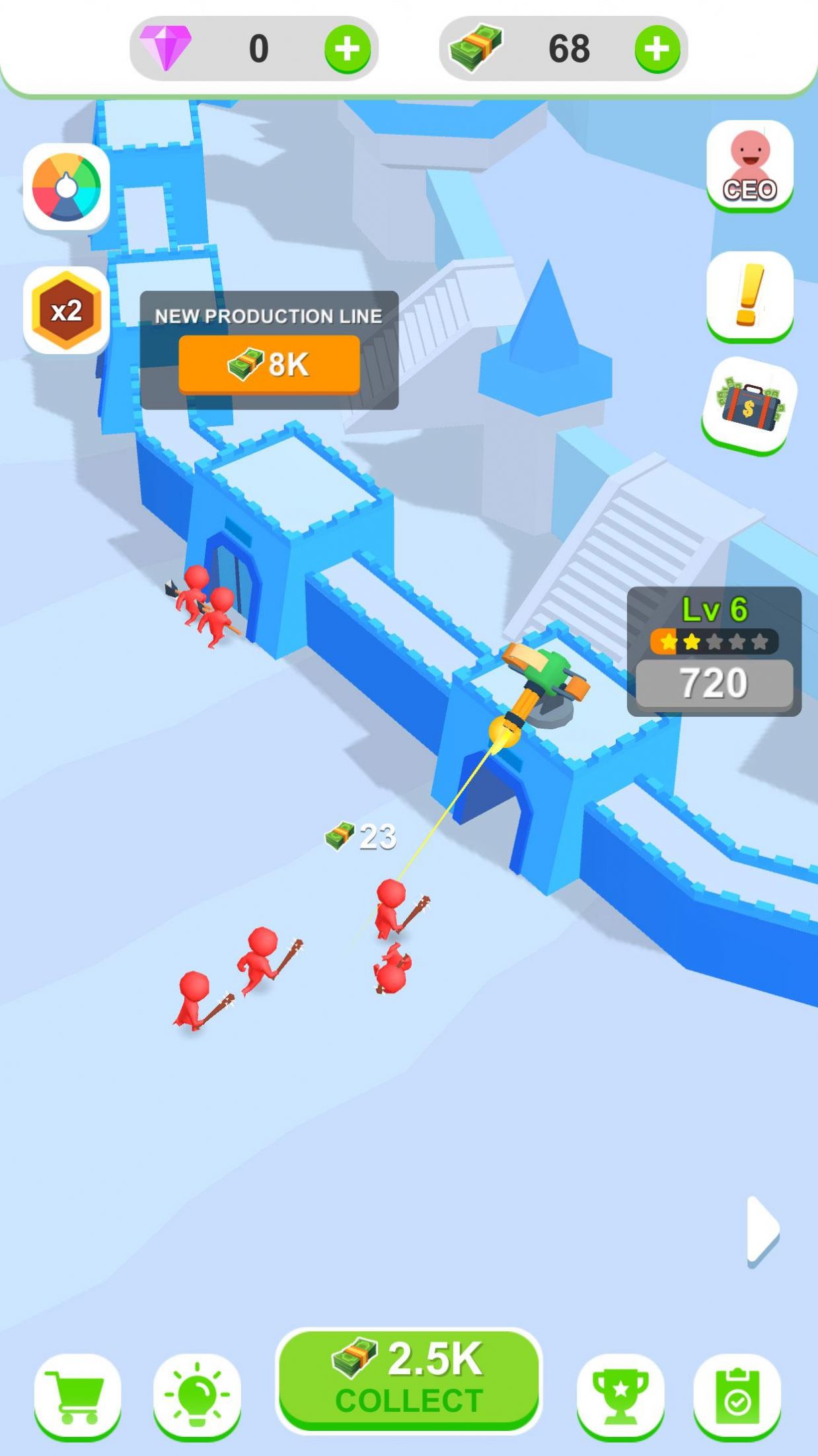 空闲城堡塔防中文版