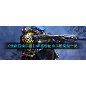 《使命召唤手游》s6赛季使命手册奖励一览