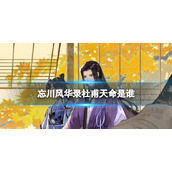 忘川风华录杜甫天命是谁