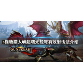《怪物猎人崛起》轻弩怎么玩？曙光轻弩有效射击法介绍