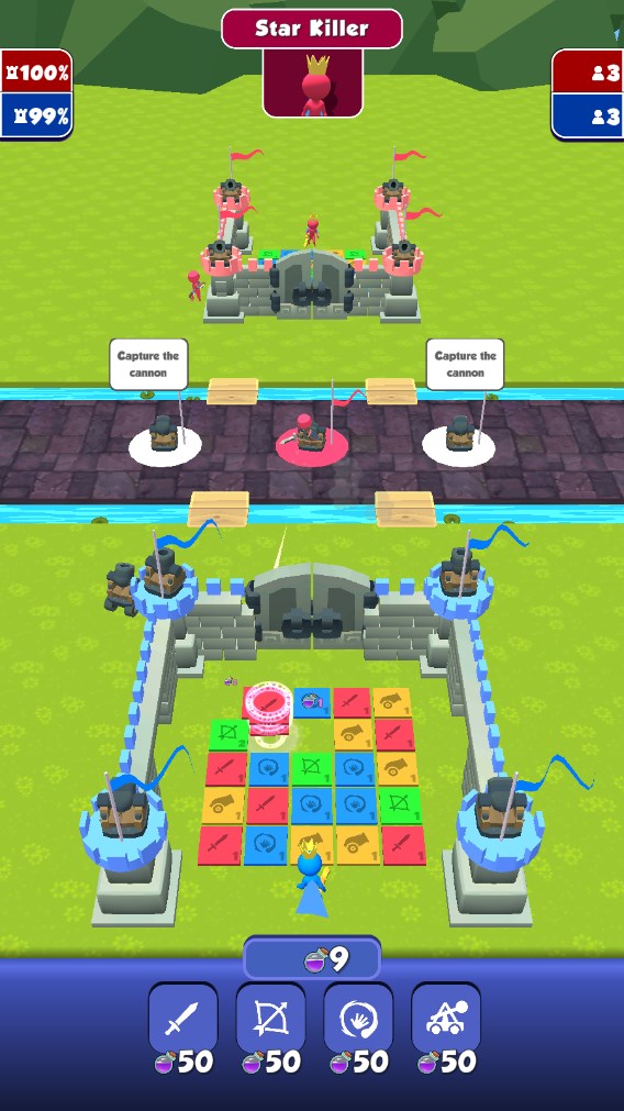 城堡对抗赛游戏