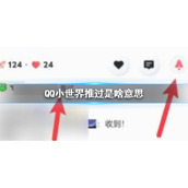 QQ小世界推过是啥意思