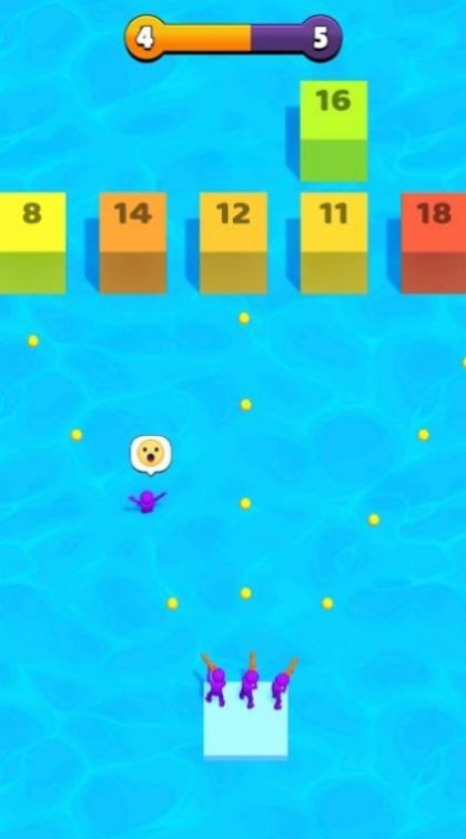 火柴人数字方块射击游戏