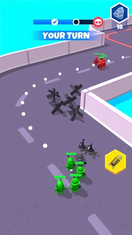 曲线射击挑战游戏