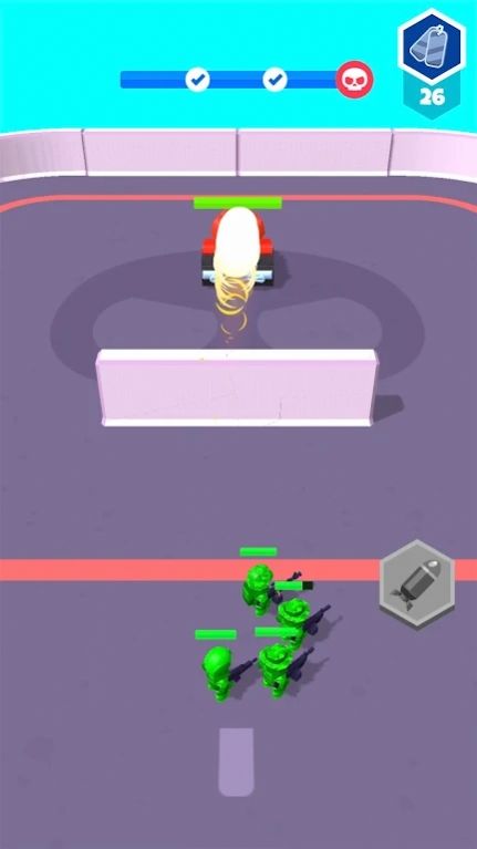 曲线射击挑战游戏