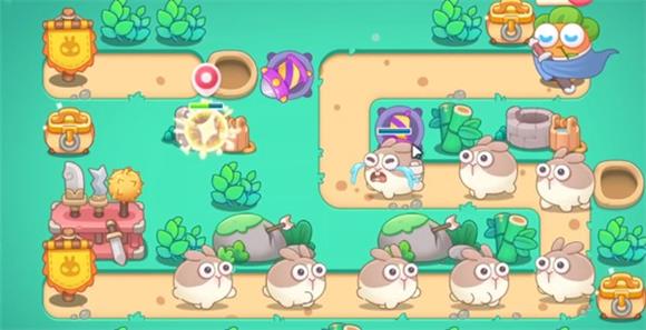 《保卫萝卜4》卧兔藏龙第34关满星攻略