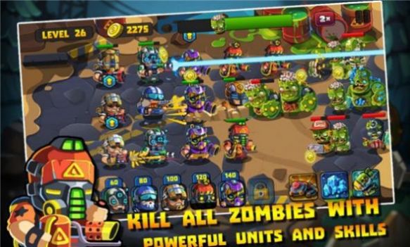 僵尸末日边境防御游戏