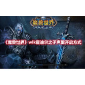 《魔兽世界》wlk霍迪尔之子声望开启方式