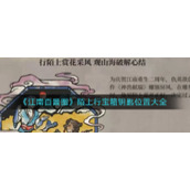 《江南百景图》陌上行宝箱钥匙位置大全