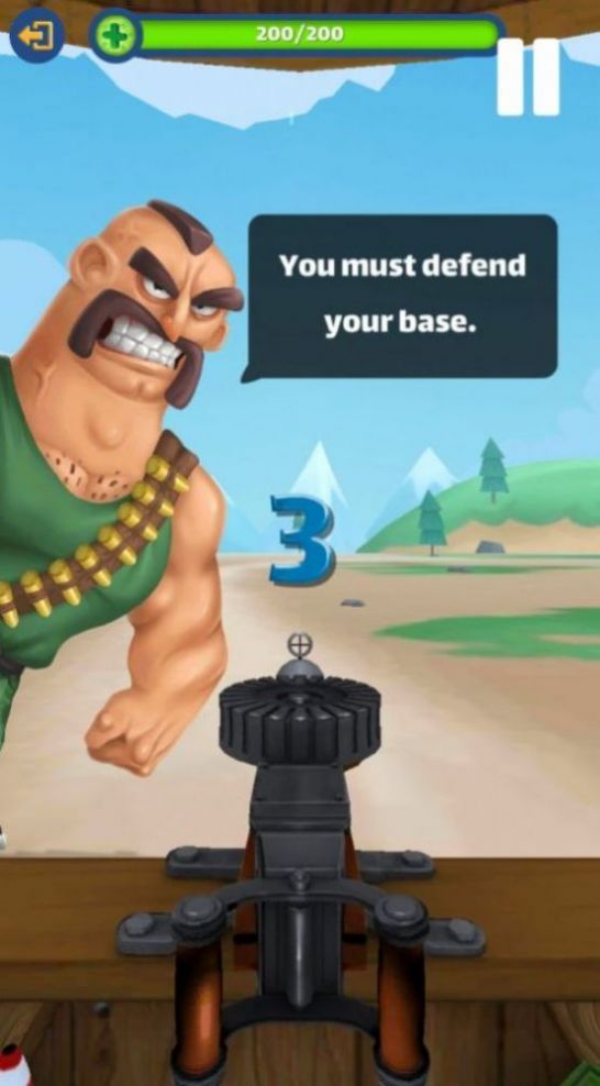 开炮射击拦截游戏