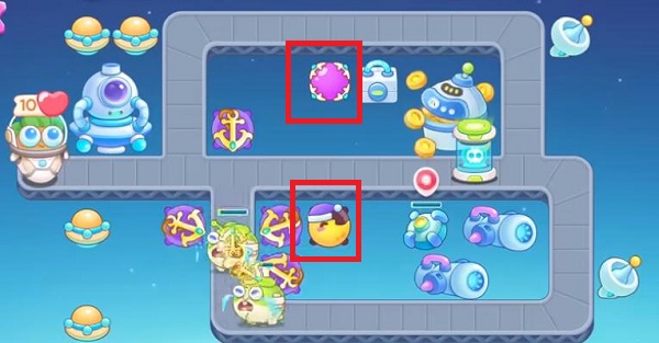 《保卫萝卜4》太空穿越第三关满星攻略