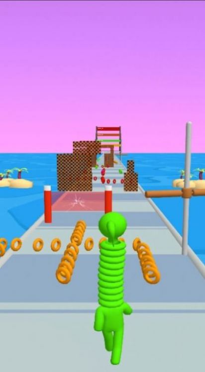 颈部堆叠跑酷3D游戏