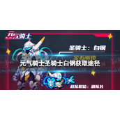 《元气骑士》圣骑士白钢皮肤怎么获得