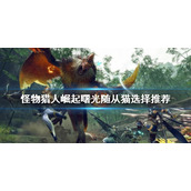 《怪物猎人崛起》随从猫如何选择？曙光随从猫选择推荐