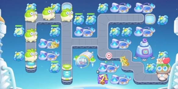 《保卫萝卜4》太空穿越第25关满星攻略