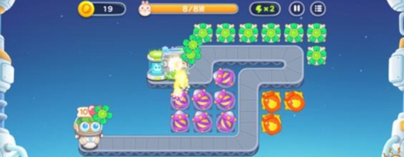 《保卫萝卜4》太空穿越第10关满星攻略