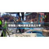《怪物猎人崛起》曙光爵银龙弱点在哪？曙光爵银龙弱点分享