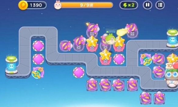 《保卫萝卜4》太空穿越第42关满星攻略