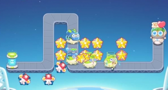 《保卫萝卜4》太空穿越第59关满星攻略