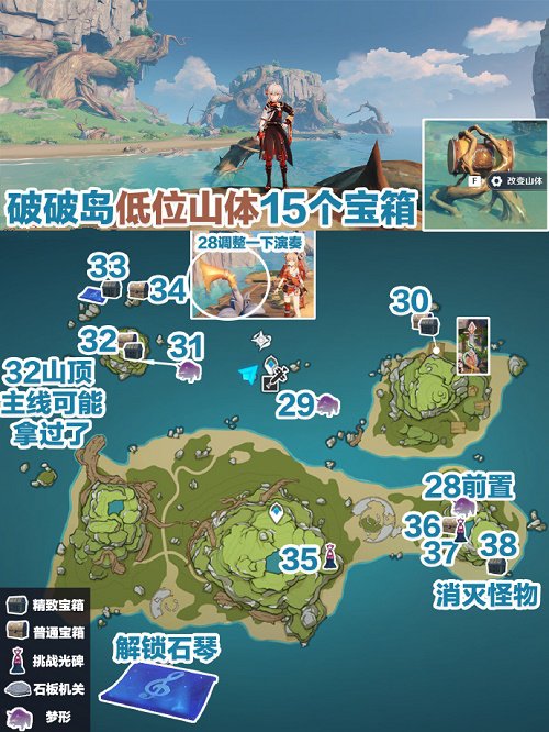 《原神》破破岛宝箱位置大全