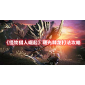 《怪物猎人崛起》曙光棘龙打法攻略