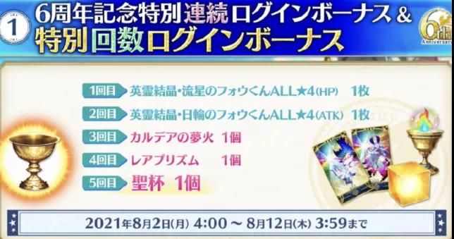 FGO六周年送多少石头？六周年福利活动大全[多图]图片2