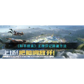 《和平精英》王牌印记隐藏方法