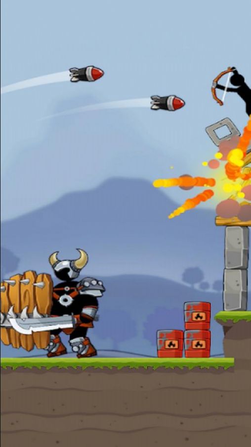 火箭火柴人精简版