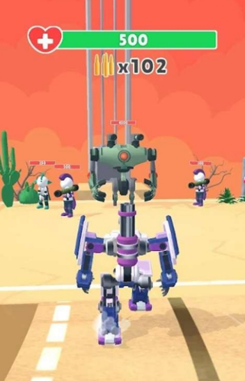 机器人跑酷射击安装