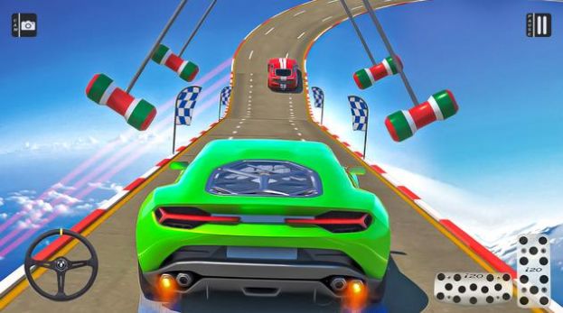超跑巨型坡道特技3D手游