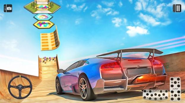 超跑巨型坡道特技3D手游