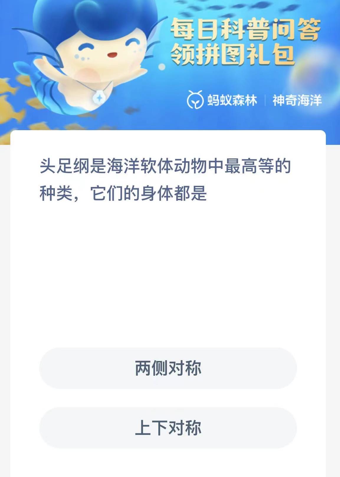 《神奇海洋》8月31日答案全新